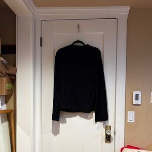 Maeve Black Long Sleeve Sweater